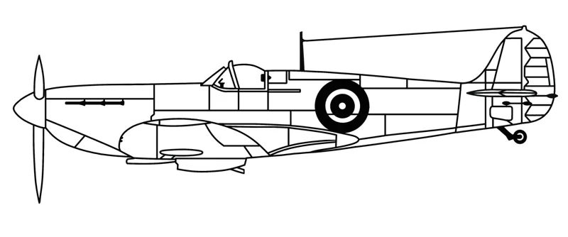 Spitfire MK1 Wall Art
