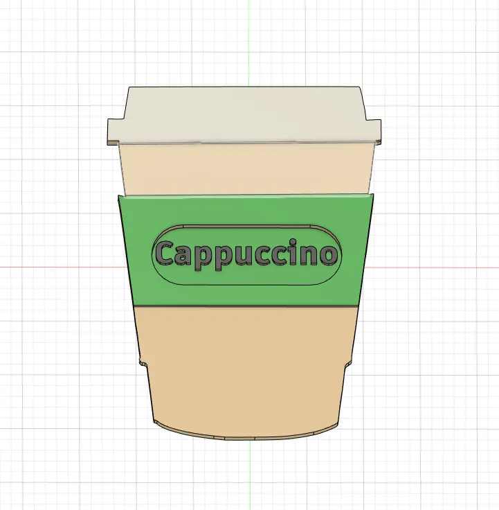 Capucino cup wall design