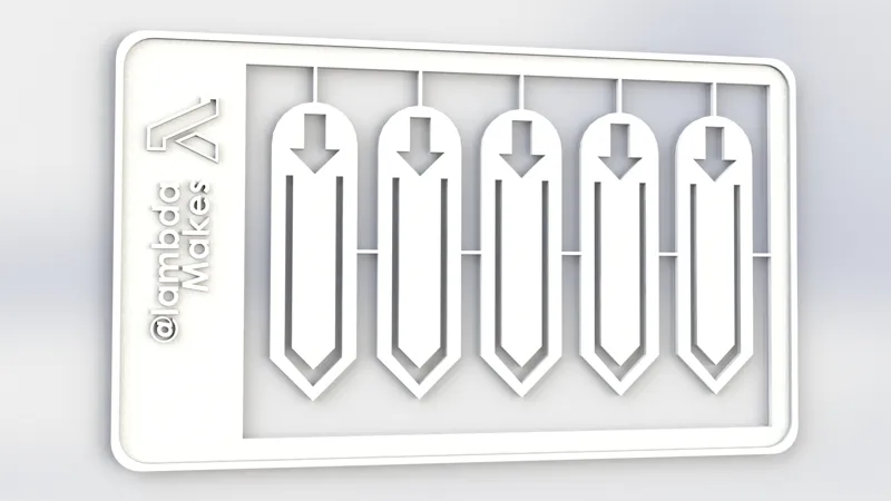 Arrow Bookmarks Kitcard