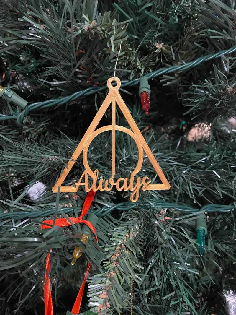 Always Deathly Hallows Ornament