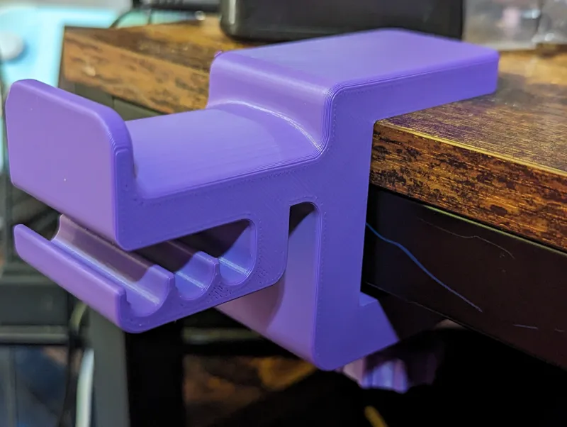 Extended Headphone Desk Clamp w/ Extended Screw