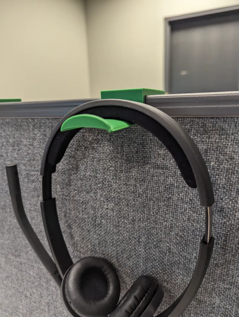 Cubicle Headset Hanger