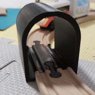 WOODEN TRAIN PLAYTIVE/IKEA - TUNNEL