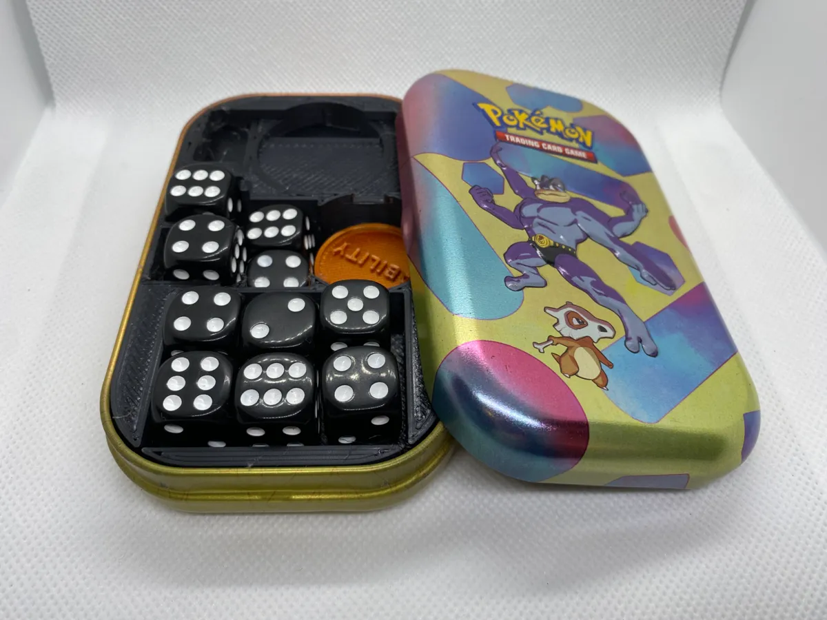 Organisateur pour boîtes Pokémon (dés 14 mm)