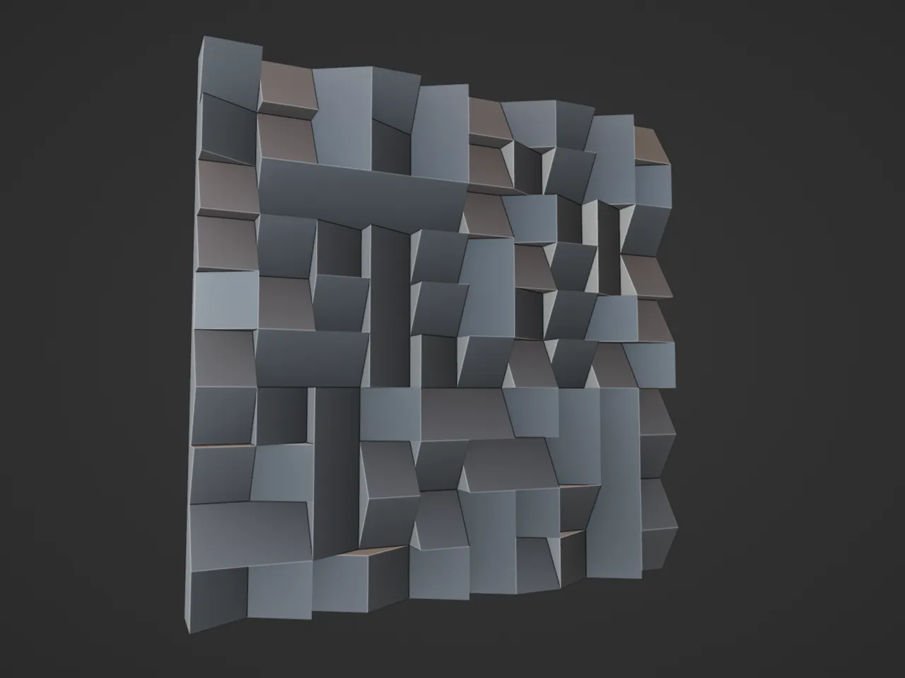 Sound Diffusion Panel - Dampening Acoustic panel view 3