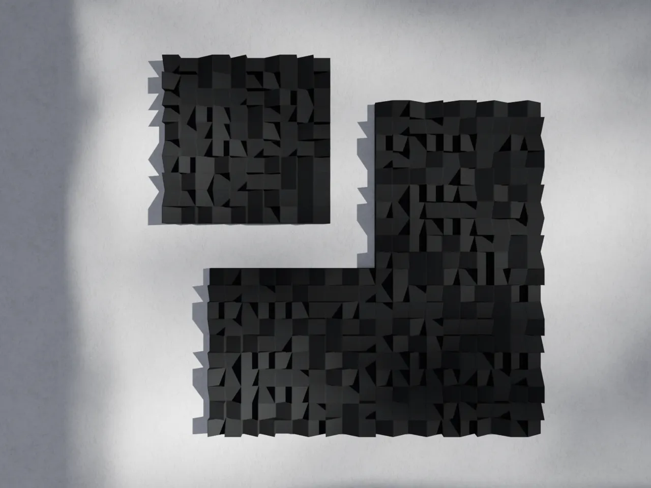 Sound Diffusion Panel - Dampening Acoustic panel view 2