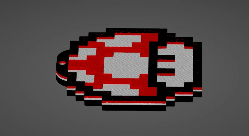 Mushroom Keychain