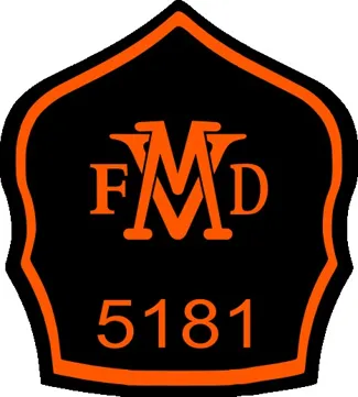 Firefighter Shield Keychain