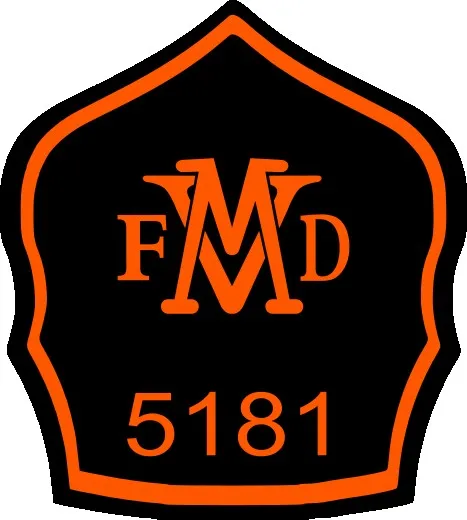Firefighter Shield Keychain