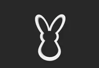 Emporte-pièce lapin de Pâques — photo 1