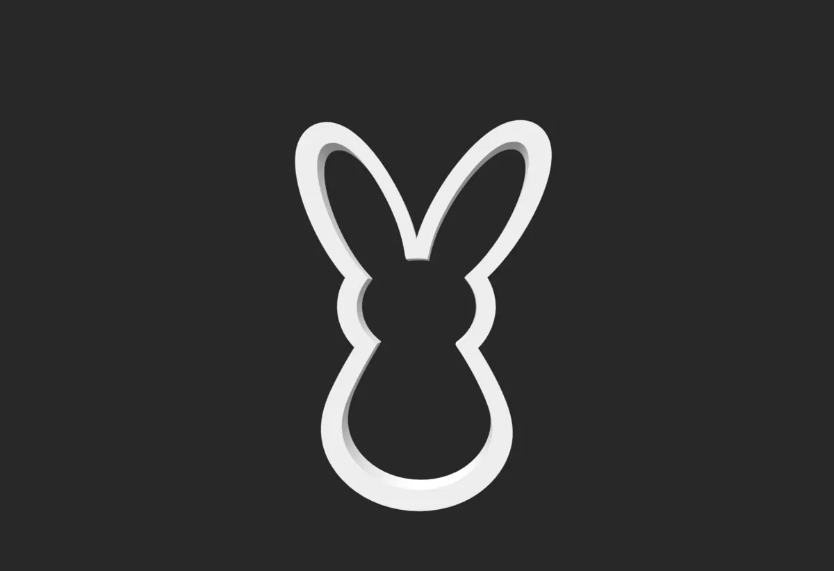 Emporte-pièce lapin de Pâques