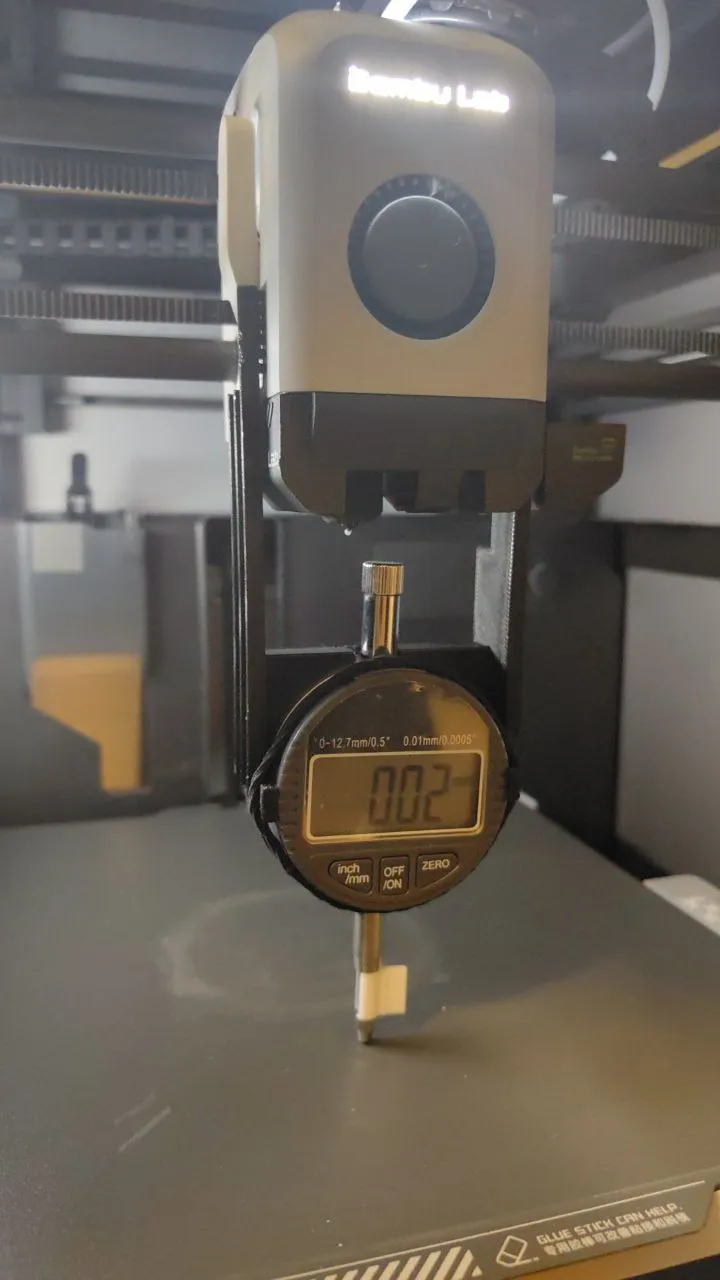 Precision Dial Indicator for Bambu Lab X1C