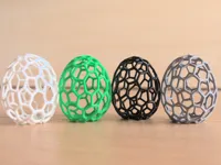 Œuf de Pâques Voronoï - test d'impression difficile — photo 1