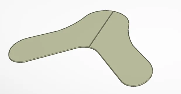 Boomerang for the last bit of your filament