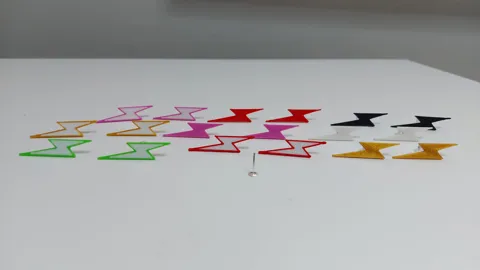 pendientes rayo lightning bolt earrings view 2