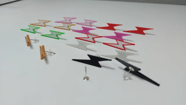 pendientes rayo lightning bolt earrings