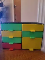 7 draw storage unit