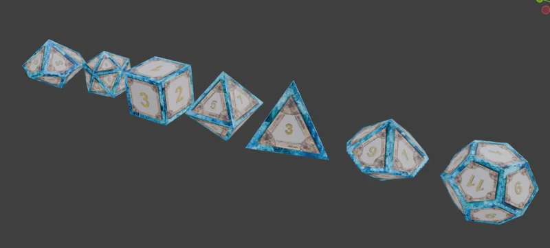 Dice for Tabletop Games (like D&D)