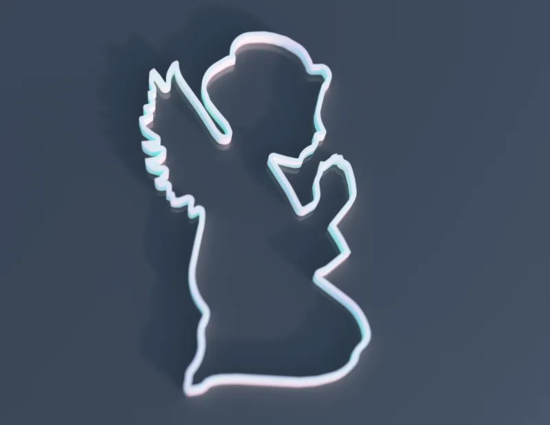 Little angel outline