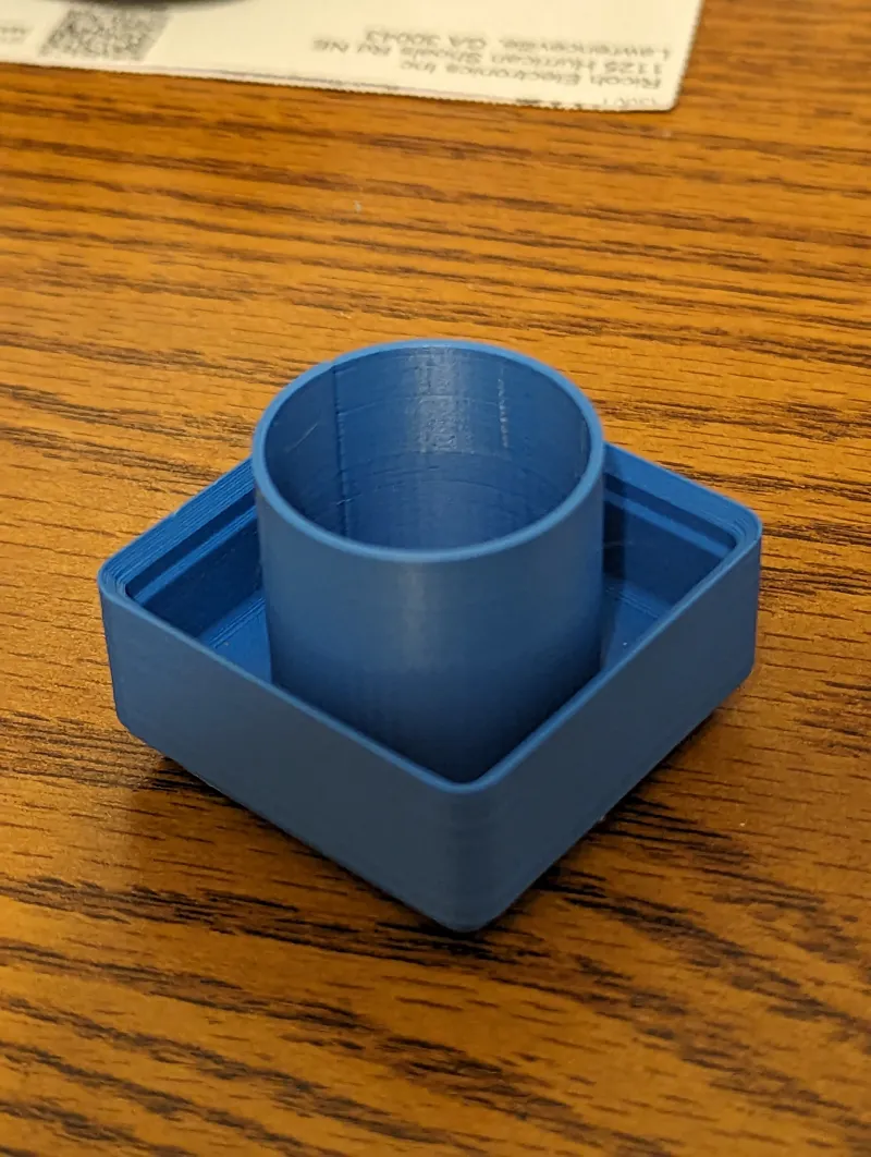 Gridfinity 1x1 (27mm diameter) flashlight holder