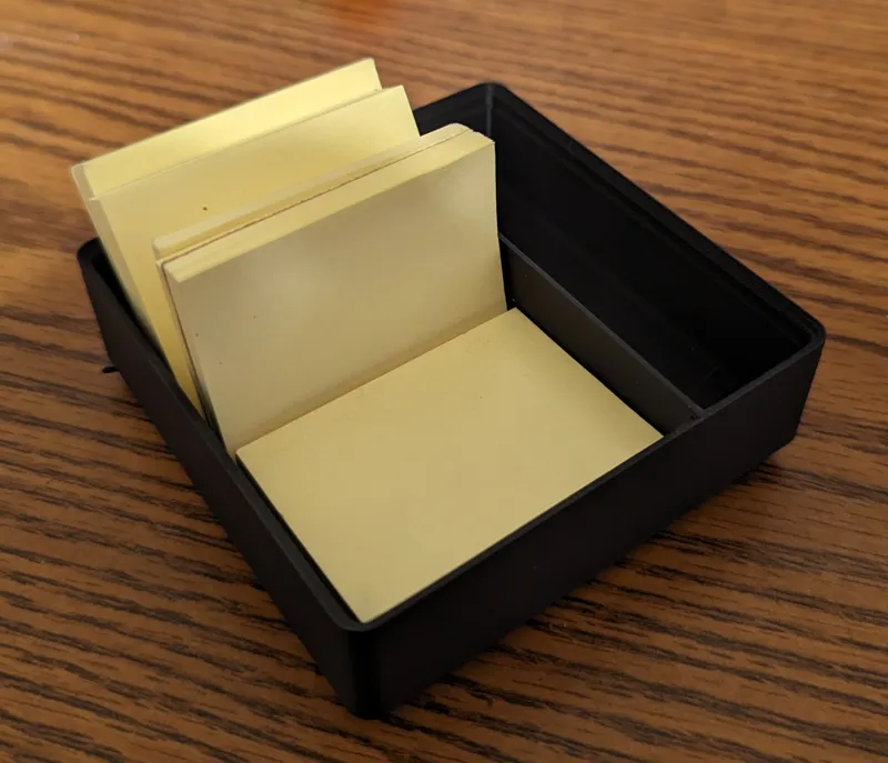 Gridfinity bin for small PostIt notes - 4x4