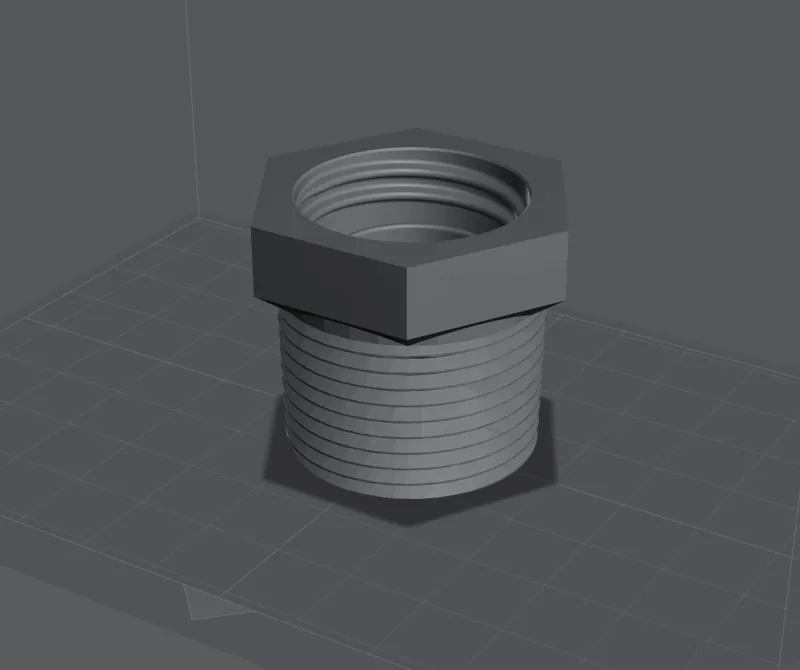Pet Thread to 1 In NPT Thread Adaptor (Homebrew)