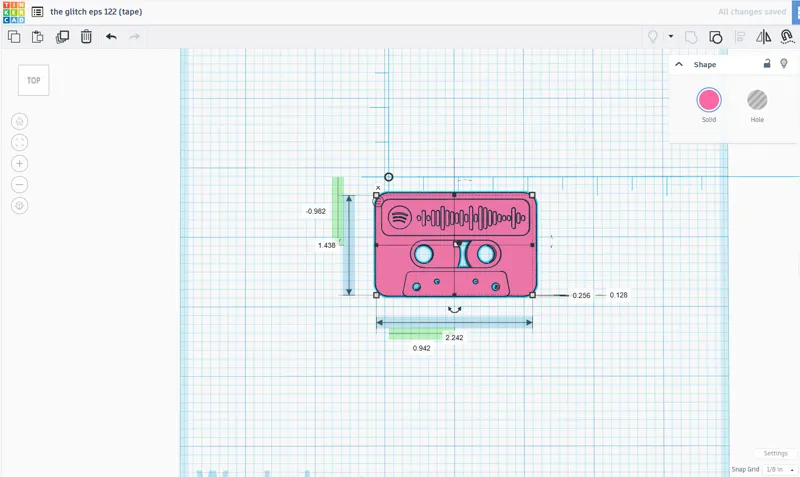 the glitch eps 122 (tape)