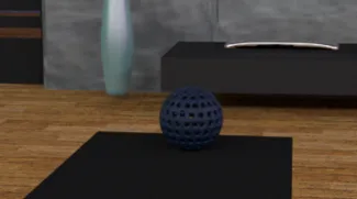"Airless" Lacrosse Ball