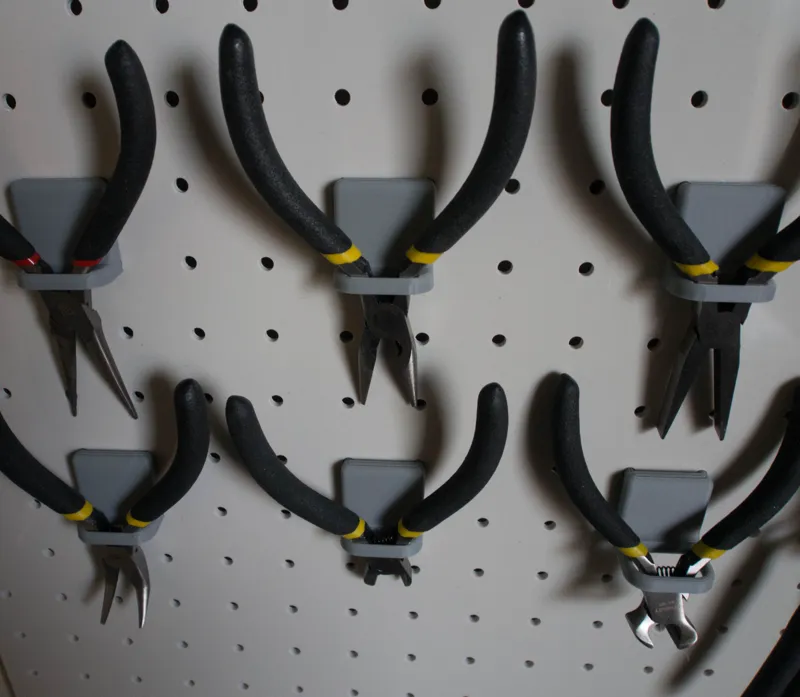Various Peg Board Accessories 