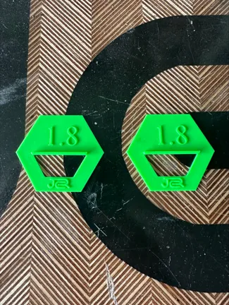 Waste side markers for track saw (1.8mm)
