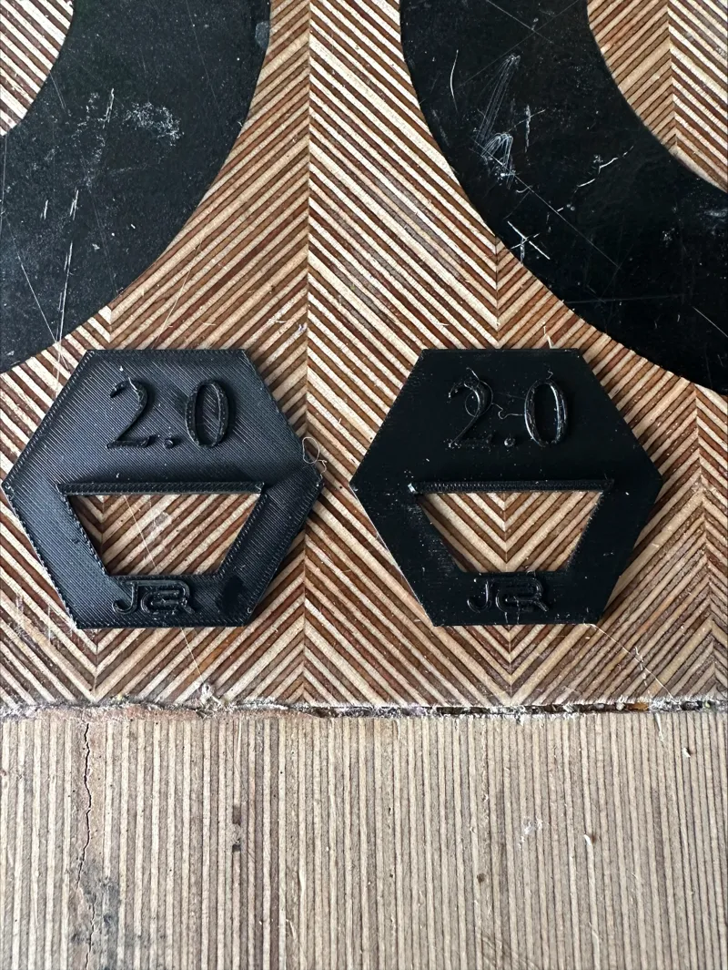 Waste side markers for track saw (2mm)
