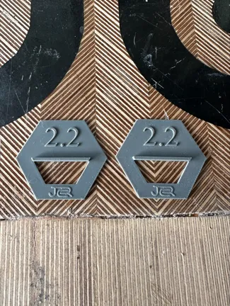 Waste side markers for track saw (2.2mm)