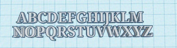 The alphabet