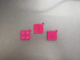 Helldivers 2 Sample Icon Keychain