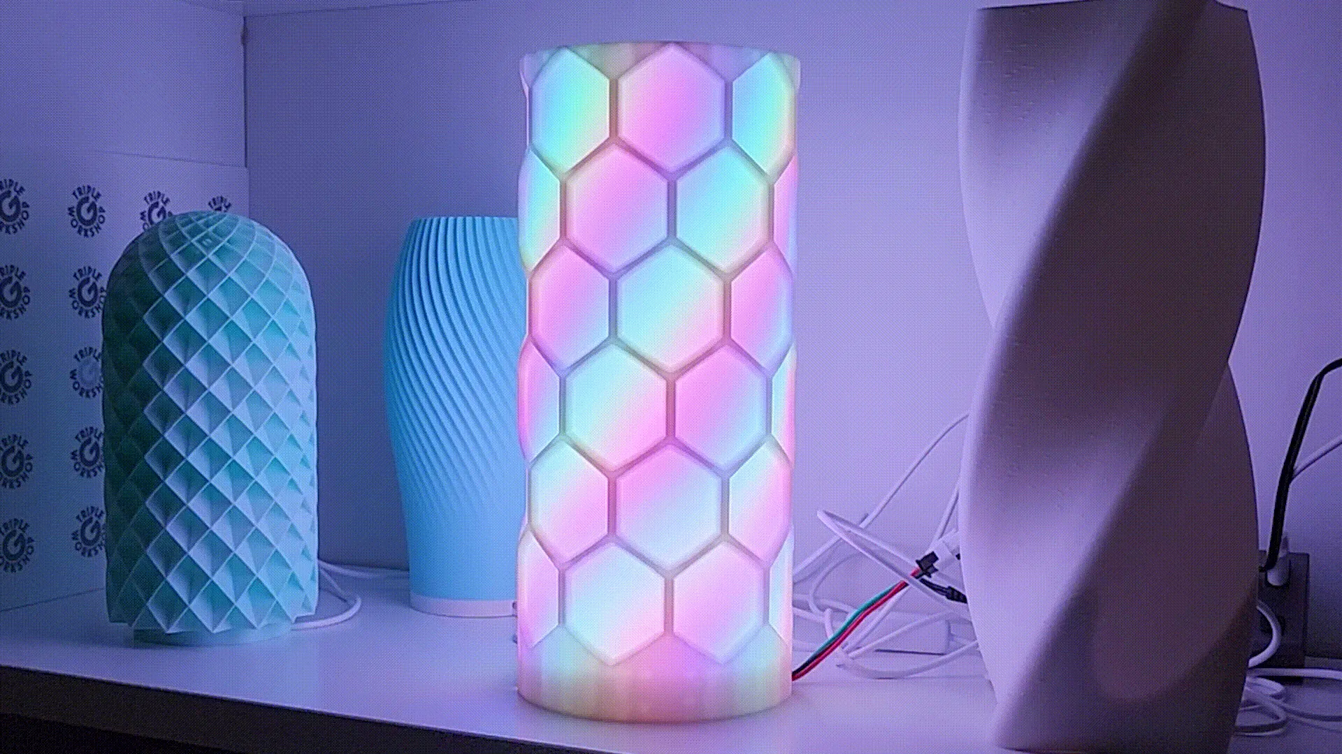 Hex Lamp for LED Strip Lights