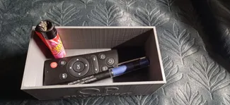 Costumizable simple storage box with text