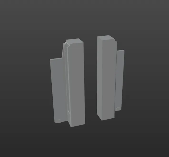 Joycon holders with places to put straps for FBT