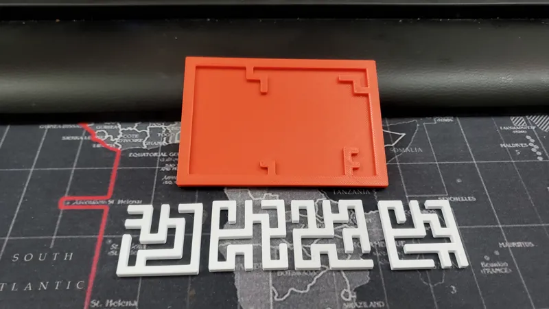 "Mad in China" packing puzzle.