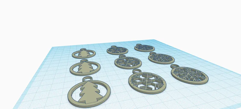 Simple Christmas ornaments