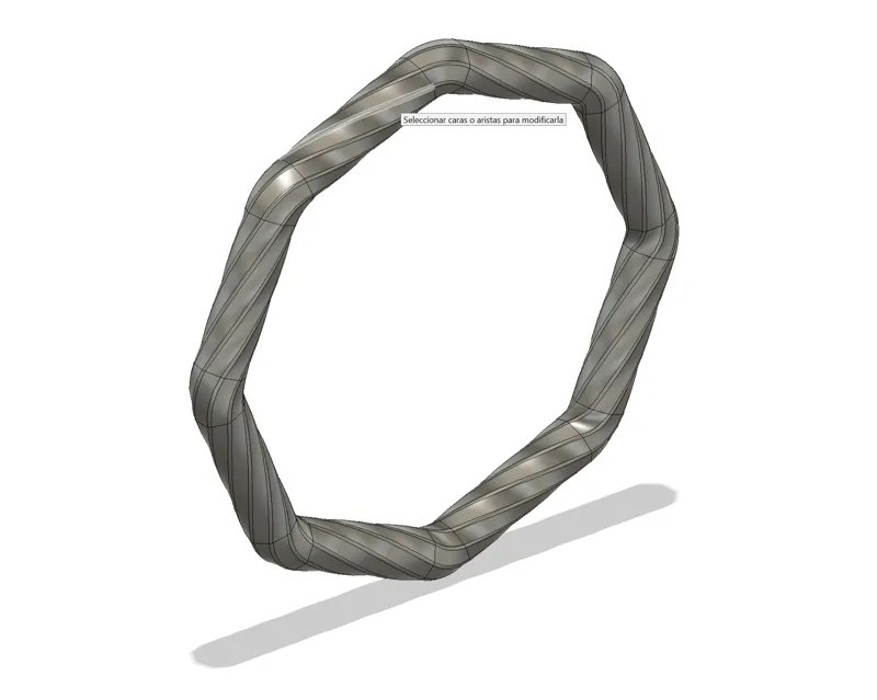 Decorative Twisted octagon