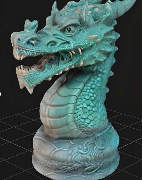 Dragon chess piece
