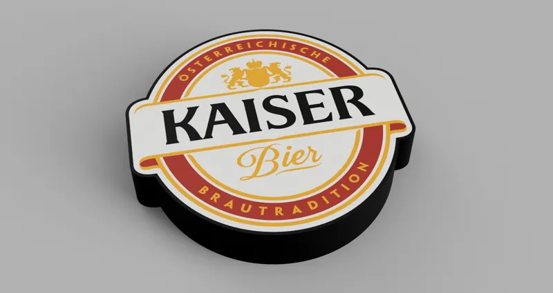 Kaiser Bier Leuchtbox 