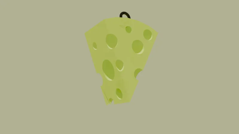 Cheese key chain