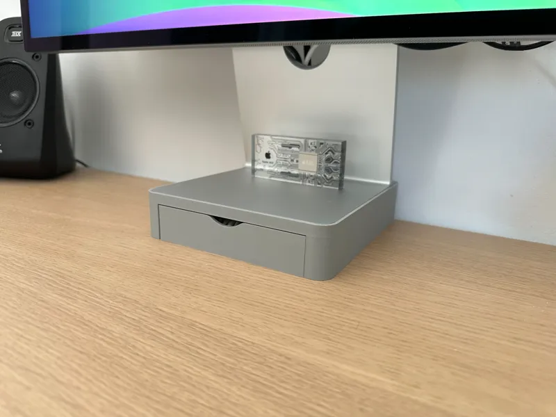 Apple Studio Display Stand with drawer