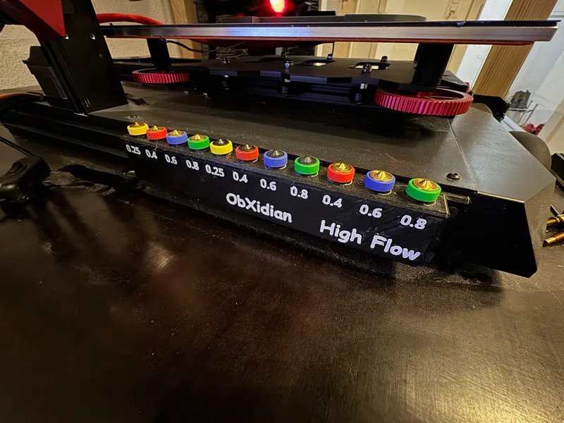 Revo nozzle holder crealty rail