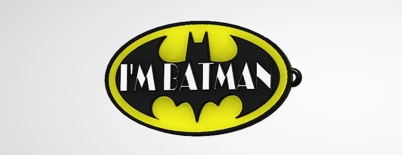 BATMAN LOGO CAR ACCESSORIE/ KAYCHAIN/ NEACKLESS