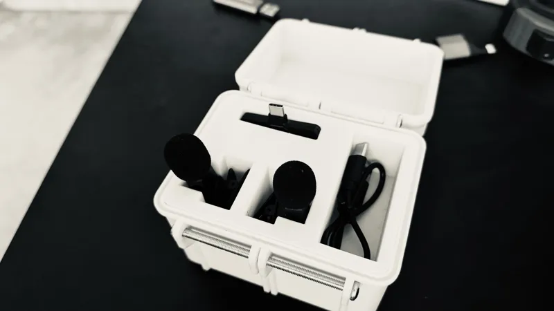 Wireless Microfone storage box