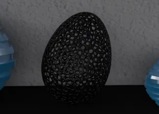 Voronoi Easter Egg