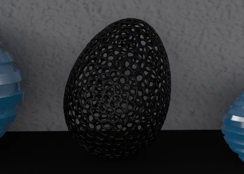 Voronoi Easter Egg