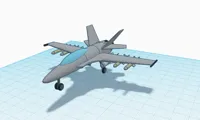 Maquette d'avion de chasse F/A-18 — photo 1